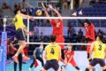 Chiều cao lưới bóng chuyền nam chuẩn quốc tế được ấn định là 2,43 mét.