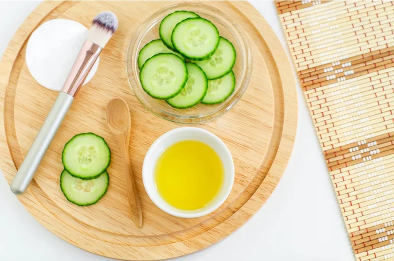Mặt nạ dưa leo kết hợp cùng sữa chua hoặc mật ong giúp nhân đôi hiệu quả dưỡng trắng và trị mụn.
