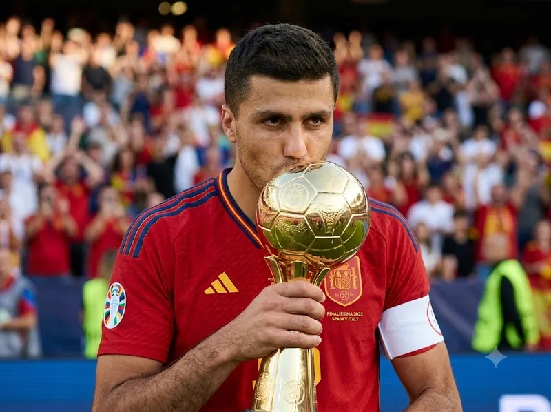 Rodri được trao Quả bóng vàng World Cup 2026 nhờ vai trò điều tiết lối chơi và đóng góp quan trọng trong hành trình vô địch của Tây Ban Nha.